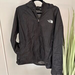 North Face 🏔️ Black Rain Jacket
